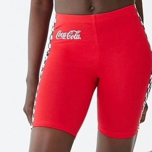 FOREVER 21 Coca Cola biker shorts
